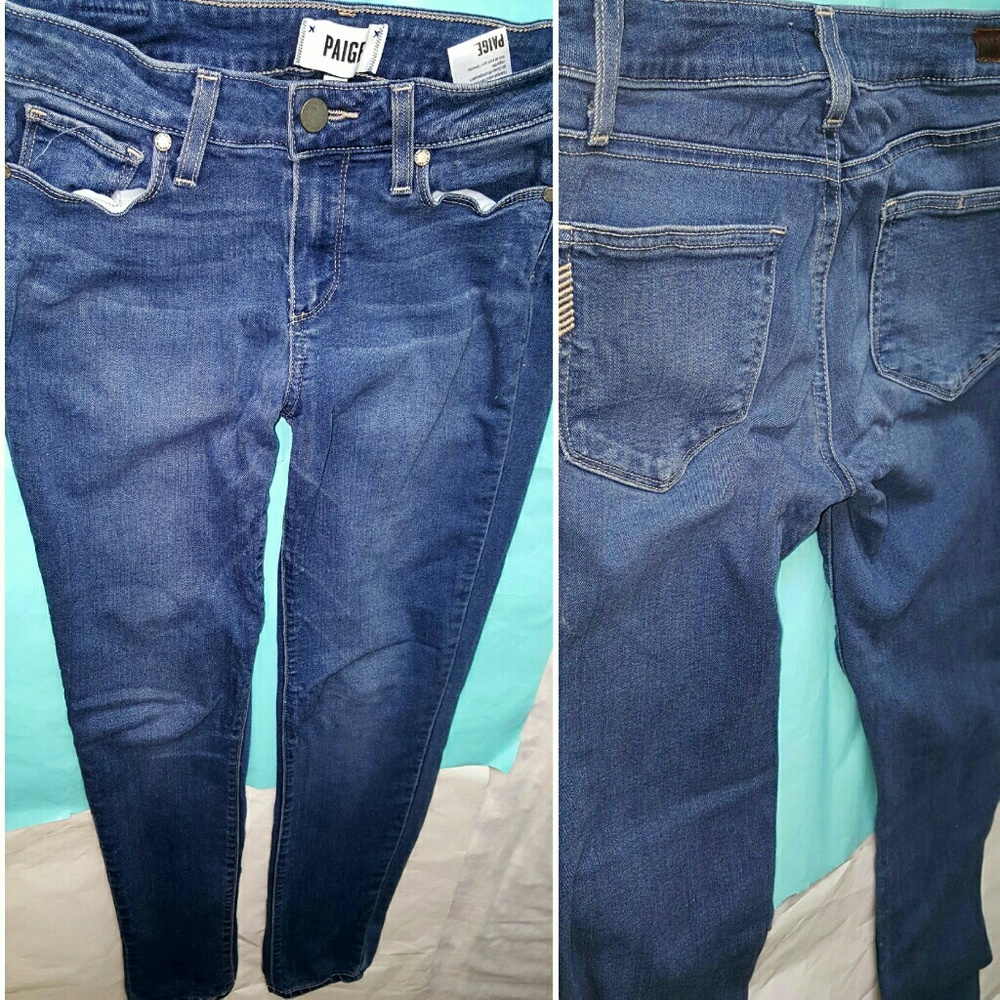 ✔Paige skinny jeans leggings size 27